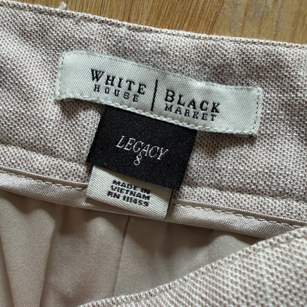 White House Black Market Beige Pants